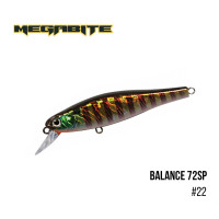 Воблер Megabite Balance 72 SP 72mm 6.9g до 1m 22
