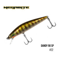 Воблер Megabite Dandy 90mm 11.4g до 1m 22