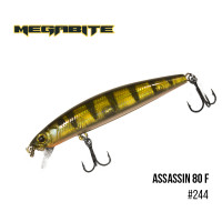 Воблер Megabite Assassin 80 F 80mm 7.8g до 0.4m 244