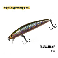 Воблер Megabite Assassin 80 F 80mm 7.8g до 0.4m 24
