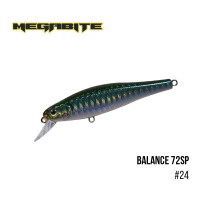 Воблер Megabite Balance 72 SP 72mm 6.9g до 1m 24