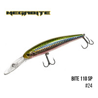 Воблер Megabite Bite 110 SP 110mm 23.6g до 6m 24