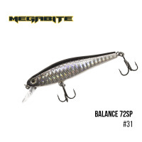 Воблер Megabite Balance 72 SP 72mm 6.9g до 1m 31