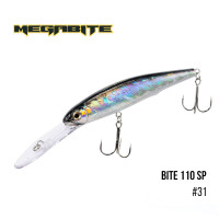 Воблер Megabite Bite 110 SP 110mm 23.6g  до 6m 31