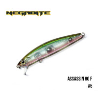 Воблер Megabite Assassin 80 F 80mm 7.8g до 0.4m 6