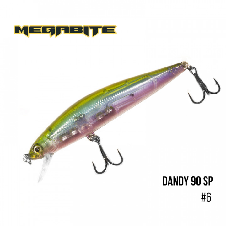 Воблер Megabite Dandy 90mm 11.4g до 1m 6