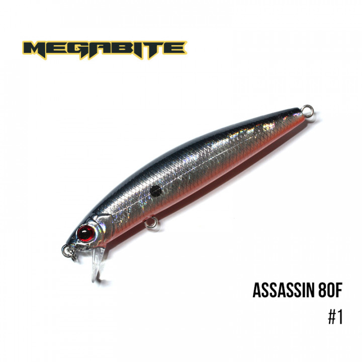 Воблер Megabite Assassin 80 F 80mm 7.8g до 0.4m 1