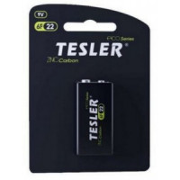 Батарейка солевая TESLER 6F22 9V Крона Blister