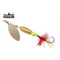 Блесна Fishing ROI Teeny Spoon серебро/красный