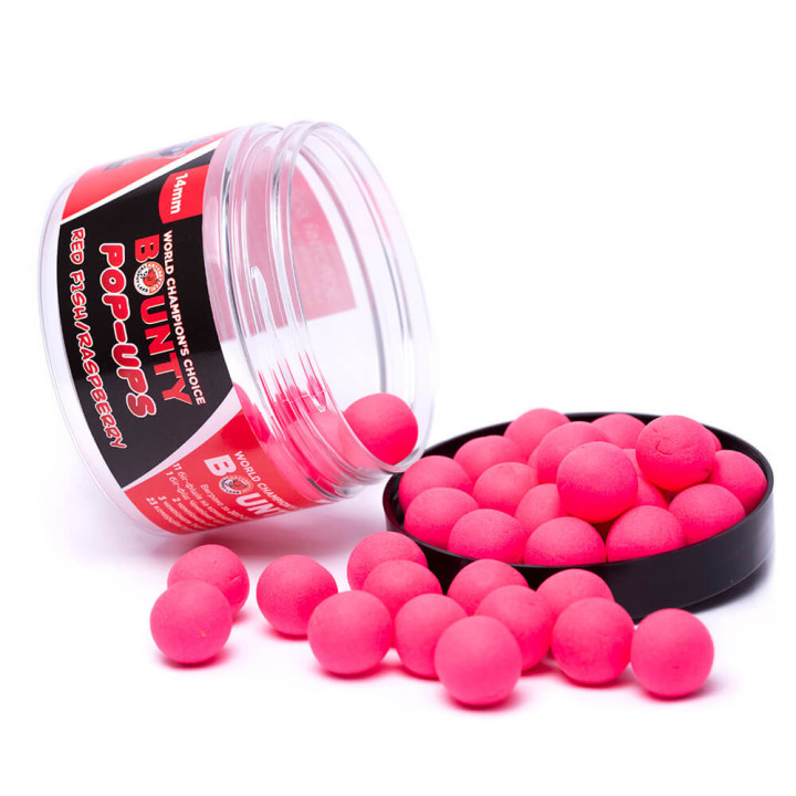 Бойли Поп-ап BOUNTY Pop-Ups 8mm RED FISH/RASPBERRY