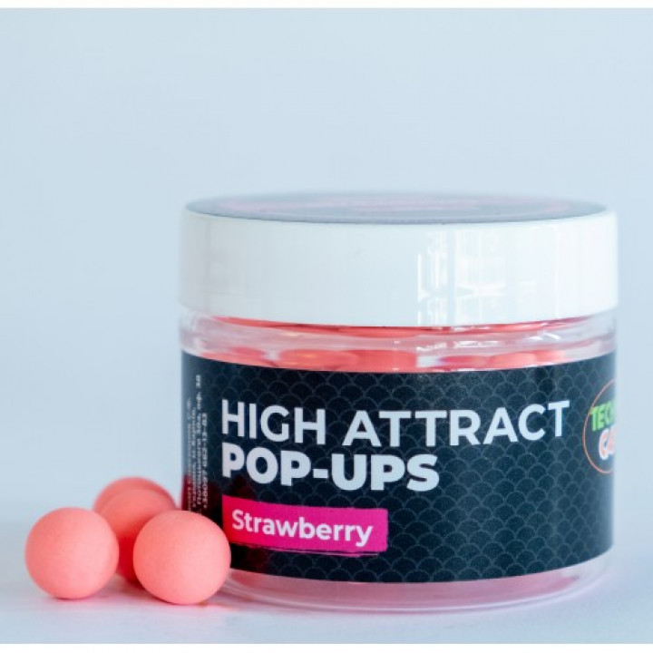 Бойлы Технокарп Pop-Up 10mm 25g Strawberry