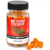 Бойлы Winner Method Feeder Fluo Pop-Up Micro Boilies 8mm 35g Ultra Scopex