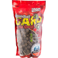 Пеллетс Brain Black Halibut Pre drilled 14mm, 0.8kg