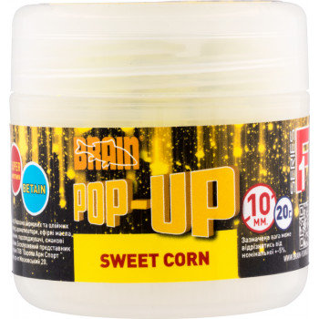 Бойлы Brain Pop-Up F1 Sweet Corn (кукуруза) 10mm 20g
