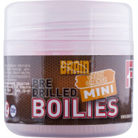Бойлы Brain Crazy Orange (апельсин) pre drilled mini boilies 10 mm 20 gr