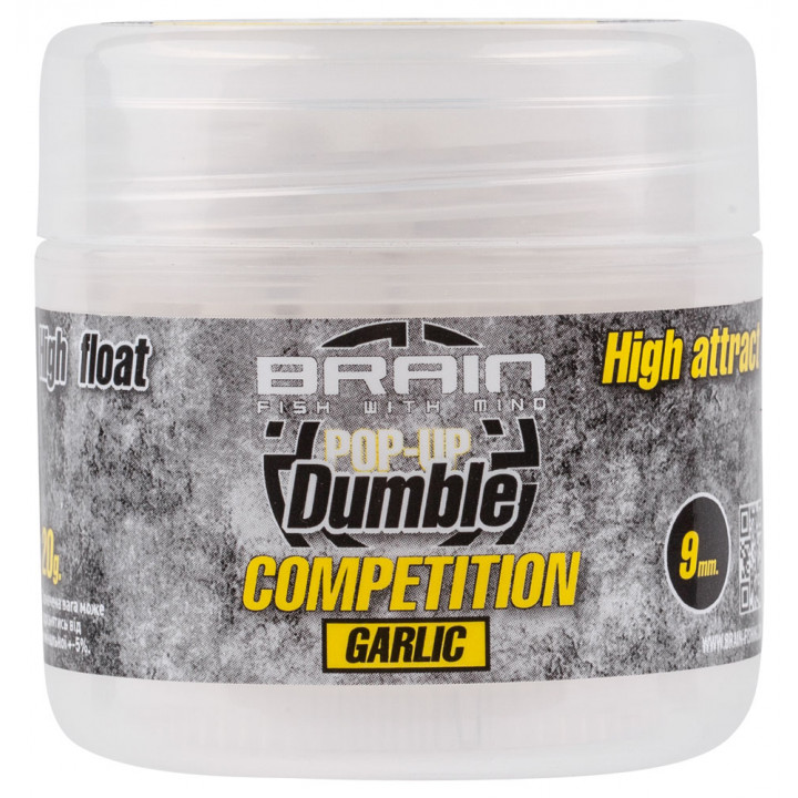 Бойли Brain Dumble Pop-Up Competition Garlic 9mm 20g