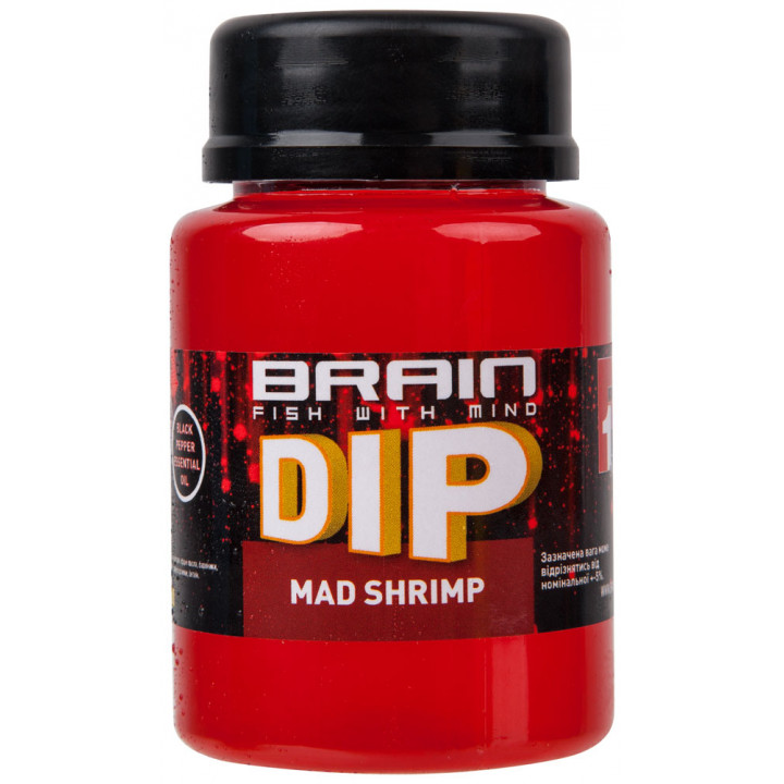 Дип для бойлов Brain F1 Mad Shrimp (креветка) 100ml