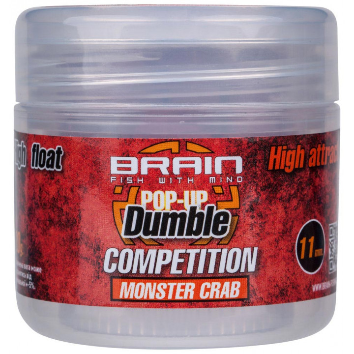 Бойли Brain Dumble Pop-Up Competition Monster Crab 11mm 20g