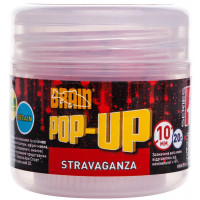 Бойлы Brain Pop-Up F1 Stravaganza (клубника с икрой) 12mm 15g