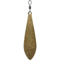 Грузило Brain Long Cast текстурное покрытие "Muddy Green" 120g