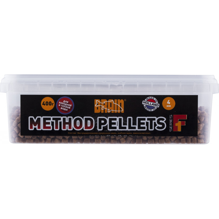 Пеллетс Brain Method Pellets F1 400g 4mm