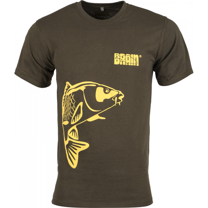 Футболка Brain Carp 5XL (62 розм.) ц:оливковий