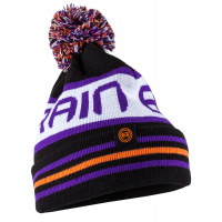 Шапка Brain Black/White/Violet One size ц:фиолетовый