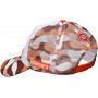 Кепка Brain Fish Logo Orange/Brown Camo