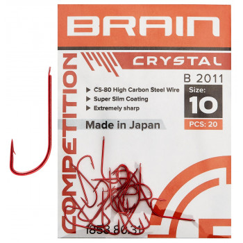 Гачок Brain Crystal B2011 #16 (20 шт/уп) ц:red