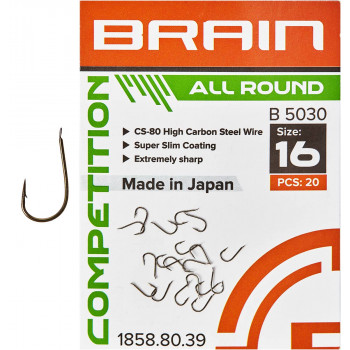 Гачок Brain All Round B5030 #16 (20 шт/уп) ц:bronze