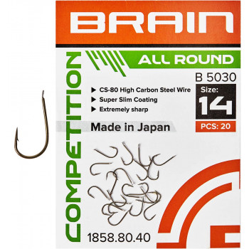 Гачок Brain All Round B5030 #14 (20 шт/уп) ц:bronze