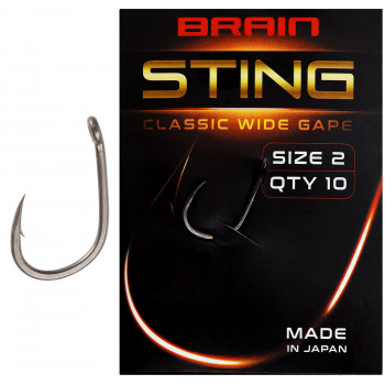 Гачок Brain Sting Classic Wide Gape #2 (10 шт/уп)