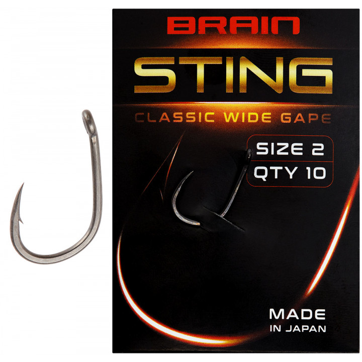 Гачок Brain Sting Classic Wide Gape #2 (10 шт/уп)