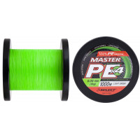 Шнур Select Master PE 1000m (салат.) 0.08мм 11кг