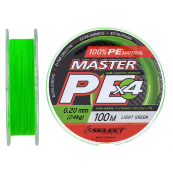 Шнур Select Master PE 100m (салат.) 0.20мм 24кг