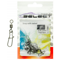 Вертлюжок із застібкою Select SF0034 size 8, 10 шт.