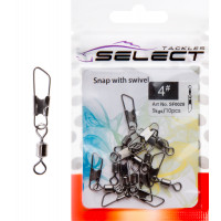 Вертлюжок із застібкою Select SF0028 size 6, 10 шт.