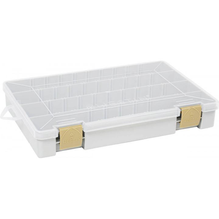 Коробка Westin W3 Tackle Box 27.5x18.5x4.5cm Grey/Clear