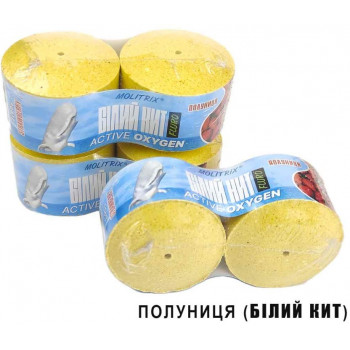 Технопланктон донный MOLITRIX Белый Кит 2x90g  Клубника
