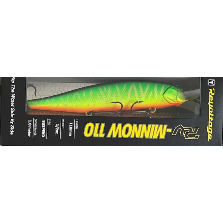 Воблер Jackall RV-Minnow 110SP 110mm 16.3g Mat Tiger