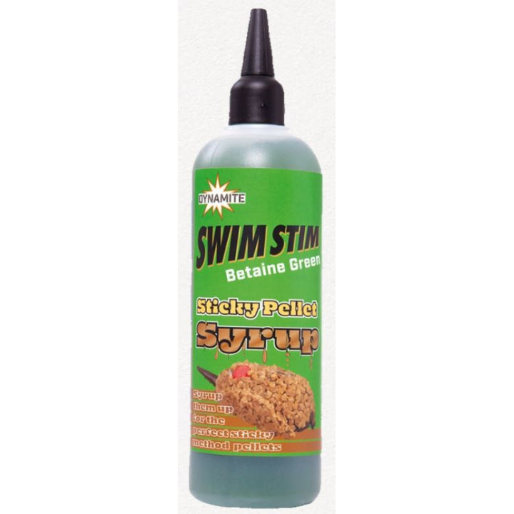 Ликвид Dynamite Baits SwimStim Sticky Pellet Syrup 300ml Betaine Green