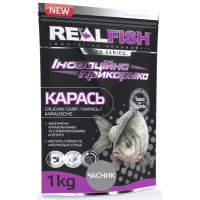 Прикормка Real Fish Карась 1kg Чеснок