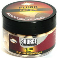 Бойли Dynamite Baits Fluro Pop-Ups & Dumbells Source White Source 10mm