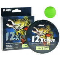 Шнур Jaxon Crius 12x Flash 0.18mm 150m ярко зеленый