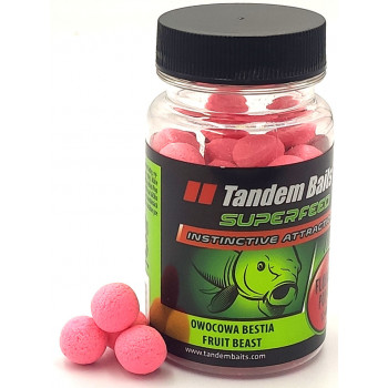 Бойли Tandem Baits SF Fluo Mini Pop-Up Boilies 12mm 30g 2021 Fruit Beast