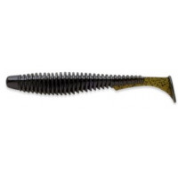 Силикон FishUp U-Shad 3.5" (8шт) #043 - Watermelon Brown/Black