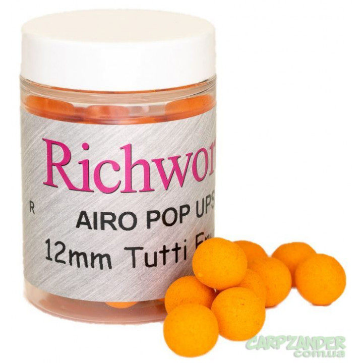 Бойли плаваючі Richworth Airo Pop-Ups 12mm Tutti Frutti