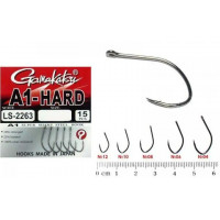 Крючок GAMAKATSU A1 LS-2263 NSB RING EYE №12 15шт