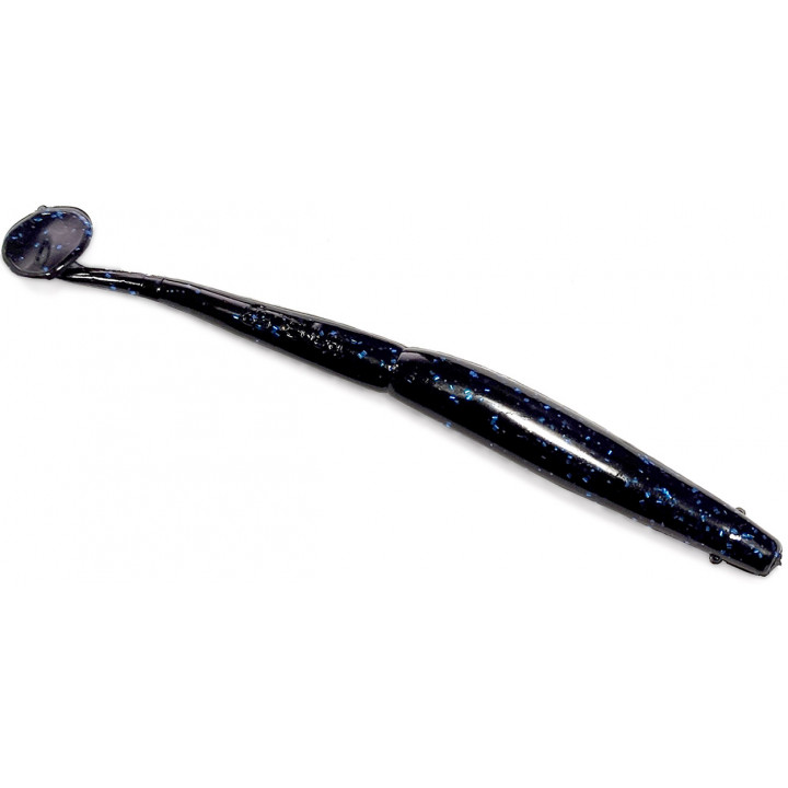 Силикон GAMBLER 6" Slim EZ Black Blue Glitter 1шт