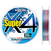 Шнур Duel Hardcore Super X4 200m 5Color #0.6 5.4kg 0.13mm